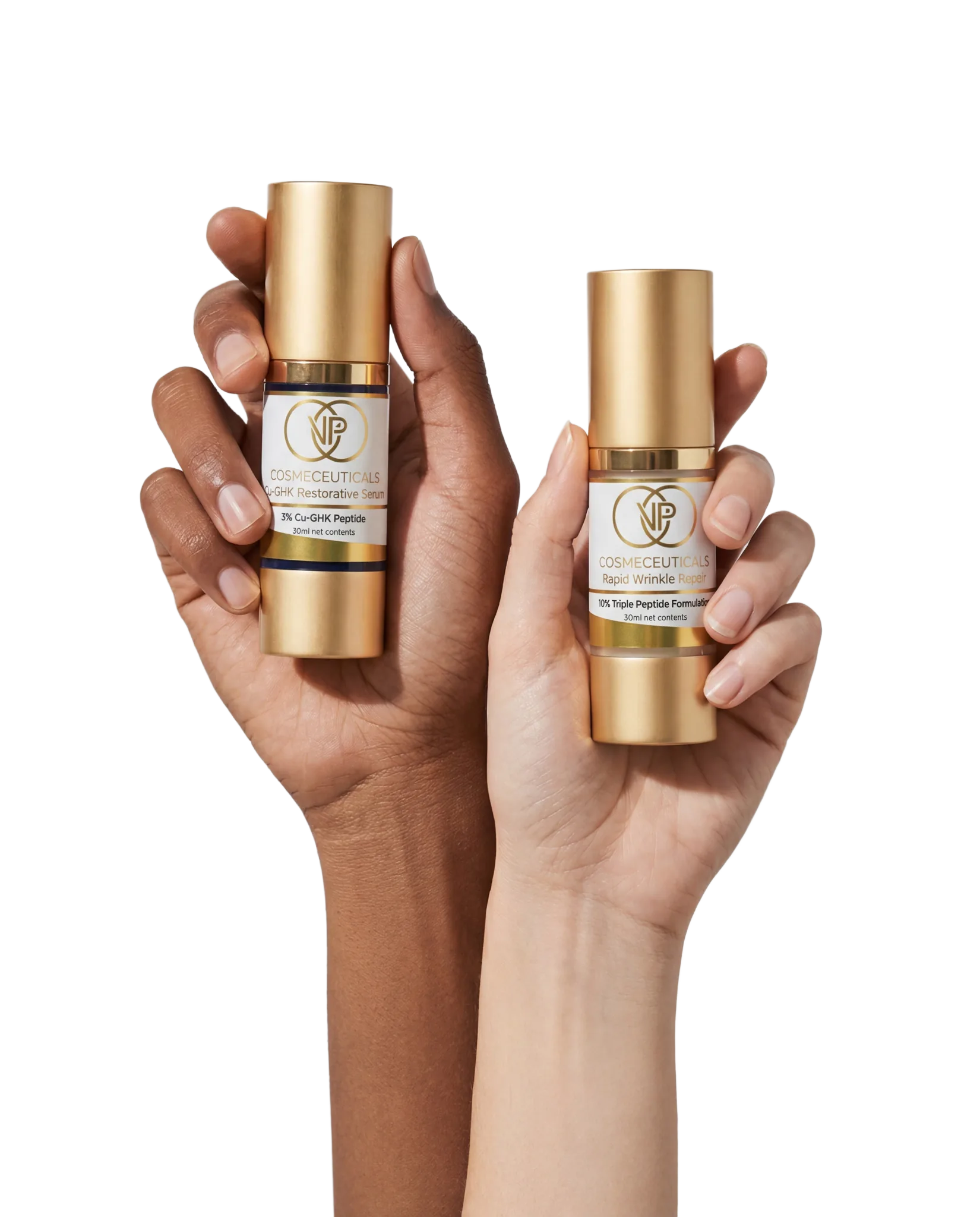 VP Cosmeceuticals Cu-GHK Restorative Serum and Rapid Wrinkle Repair