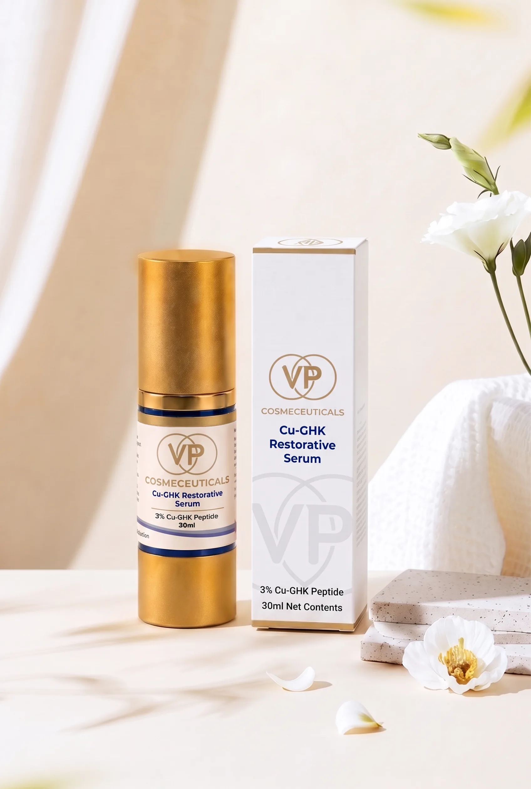 Copper GHK Peptide Anti-Aging Restorative Serum